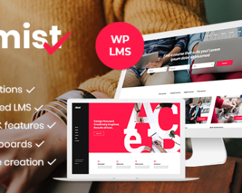 WordPress������ѧ�γ���ҵ��վ����ģ��Academist